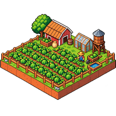 Croptopia plot at level 15.