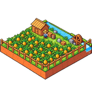 Croptopia plot at level 18.